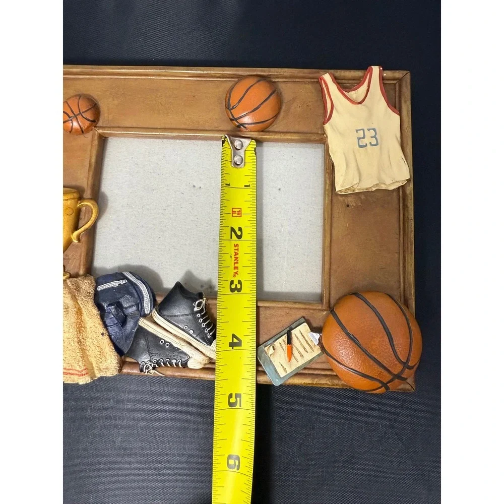 Basketball Picture Frame Jersey Trophy Resin sport Novelty Photo Display 6‎ x 8